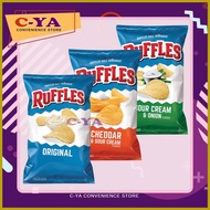 ✤ ◑ ◴ RUFFLES RIDGES POTATO CHIPS 184G