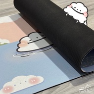 一口雲X肥兔魚 多功能珪藻土軟墊