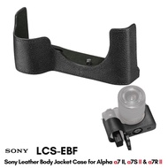 Sony Leather Body Jacket Case for Alpha a7 II, a7S II & a7R II Cameras (Black)