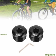 ONLYE 2PCS Cycle Pedal Dust Cap, Aluminum Alloy M14 Thread Cycle Pedal Dust Cover, Durable Lightweig