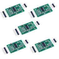 5PCS HX711 Load Cell Amplifier A/D 24 Bits Precision Breakout Board Dual-Channel Weighing Sensors Co