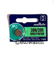ถ่านกระดุม Murata 399/ 395 Sr927W / SR927SW สำหรับใส่ Gshock Ga-1000  Ga-1100 1 ก้อน