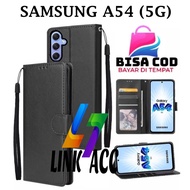 Samsung A54 (5G) FLIP LEATHER CASE PREMIUM-FLIP WALLET LEATHER CASE For SAMSUNG A54 (5G) - WALLET CASE-FLIP COVER LEATHER-Book COVER