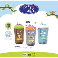Tiff Baby - Baby Safe Weighted Straw Cup Botol Minum Sedotan Bayi dan Anak Anti Sedak BPA Free 300 M
