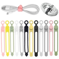 [ Featured ] 1/5 Pcs Data Line Organizer 3 Hole Silicone Data Wire Trimmer Headphone Cable Winder
