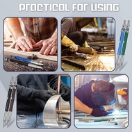 Welder Pencil with 60 Pieces Round Refills Mechanical Pencil Metal Marker Pen for Construction Worke