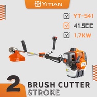 YT541C brush cutter Straight Shaft  42cc 1.7kw 2-Stroke Gasoline Grass Trimmer heavy duty grass cutt