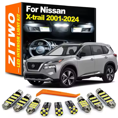 ZITWO Car LED Bulb Interior Dome Map Light Kit For Nissan Xtrail X-Trail T30 T31 T32 T33 2001- 2021 
