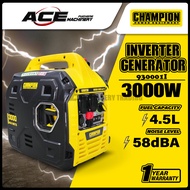 [CHAMPION] Brand Original USA - INVERTER GENERATOR (930001i) Silent Inverter | 3000Watt | 3.0KW | 1 