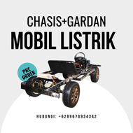 Mobil Listrik Gardan + Chasis 3000 Watt Motor BLDC 3KW Torsi 70 Nm - Roda 14 inch