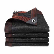 ผ้าใบกันฝน ผ้าใบกันแดด（มีตาไก่）ผ้ากันแดด อัตราการแรเงา 99.9% ม่านบังแดดกลางแจ้ง เต็นท์หลังคา ขนาด 1x