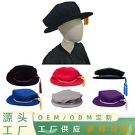 Hot Product Doctoral Graduation Cap Sun Hat Unisex Soft Graduation Hat Graduation Season