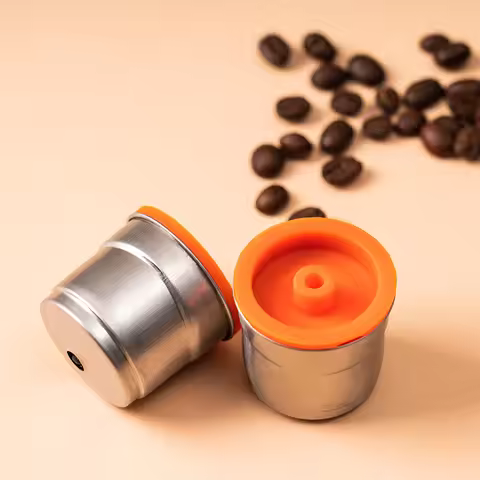 Capsulone Refillable Capsule Pod Resuable Filter Cup For illy Coffee Machine Stainless Steel Coffee 