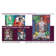 [Croatia] UEFA Euro 2024 Match Attax Football Parallel Cards