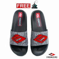 Fromzero - Sandal Selop Pria Wanita Sandal Slide Baltic Hitam Abu 36 - 43