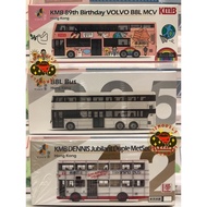 Lee Model Car Tiny Micro Shadow KMB33 P25 KMB42 All White Bus Training Kmb Regal B8L 89th Anniversar