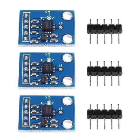 3PCS GY-61 ADXL335 Triaxial Accelerometer Module 3‑5V Accelerometer Sensors 193A