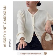 PUTIH (READY To SEND) AUDREY KNIT CARDIGAN by BWBYAZ | Women's KNIT CARDIGAN WHITE CARDIGAN