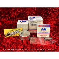 PISTON KIT FIM 80 DIAMETER 57 /57.5 /58 / 58.5 / 59 / 59.5 / 60 PEN / PIN 13 CUSTOM DOME / RAW DOME 