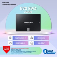 SAMSUNG SSD 870EVO (250GB/500GB/1TB/2TB/4TB)