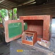Reban Ayam Kucing Anak Ayam Buatan Tangan Terbaik
