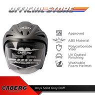 Caberg Helmet Onyx Solid Gray Doft Half Face