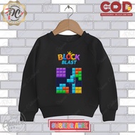 BOYS & GIRLS SWEATER WITH BLOCK BLAST GAME THEME