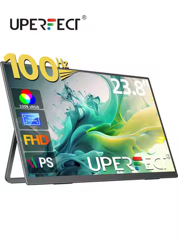 UPERFECT UMax 23 Computer Display 23.8" 100Hz Gaming Monitor 1080P IPS Screen w/ Stand For Laptop PC