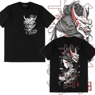 S-5XL Japanese Geisha T-Shirt | Men Women Loose Cotton Tee | Geisha Fan Clothes | Geisha Series