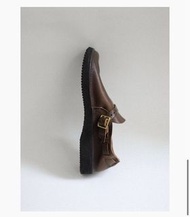 Aurora shoes Middle English 皮鞋 棕色 brown  groovy store washida  a room model