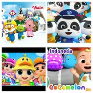 Flashdisk USB 16GB Pororo Baby Buss Cocomelon Little Angel Bahasa Indonesia
