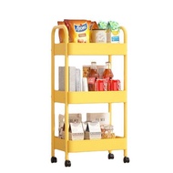 🚢Trolley Storage Kitchen Storage Rack Trolley Floor Multi-Tier Movable Bedroom and Household Storage Organization Storag