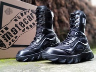 sepatu black ZGGAS Boots safety treking hiking touring adventur 8 inc ujung besi