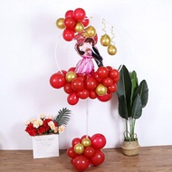 Standing Circle Balloon Round Balloon Standing Stock