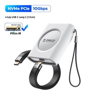ORICO M.2 2230 NVMe SSD Vỏ USB C 3.2 Gen 2 10Gbps Nhôm Bên Ngoài Cho iPhone iPad - PCIe Sang NVMe Hỗ