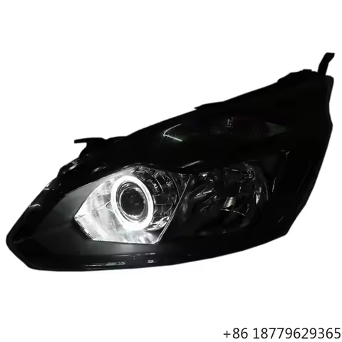Custom Full LED Headlights with Bi-Xenon Projector Lens DRL Plug-and-Play Van Fitment