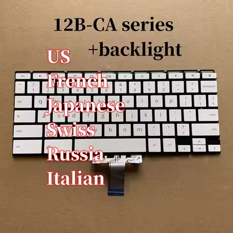 Laptop Keyboard for HP Chromebook x360 12B-CA with backlight L67776-001 051 291 251 061 BG1
