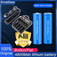 🔥🇸🇬 Stock🔥 Blue 18650 Lithium Battery 4800mAh Rechargeable Household Battery Flat/Button Top