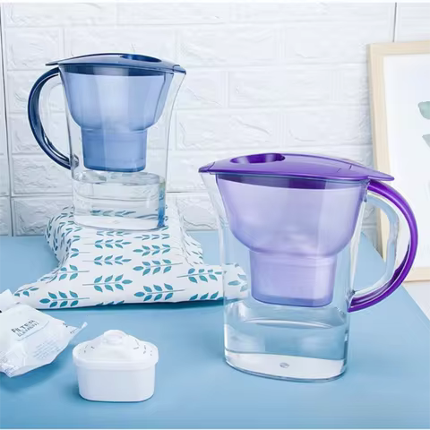 3.5L Water Filter Kettle Alkaline Filtration Activated Carbon Element Water Purifier Kettle Plastic 