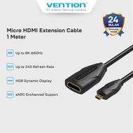 Vention Micro HDMI Male to HDMI Standard Female 4K 1080P Extension Cable - ABB