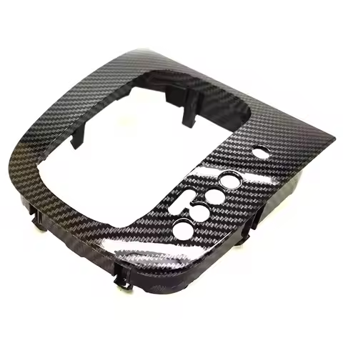 Carbon Fiber Gloss DSG Shift Base Frame Replacement RHD For MK5 Golf GTI /R32, MK5 Jetta GLI, MK6 Go