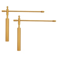 2pcs Copper Dragon Seeking Dowsing Rod Outdoor Energy Water Witching Adjustable Detector Measuring D