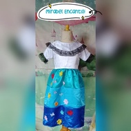 Mirabel Encanto Disney Costume Clothes for Kids and Adults