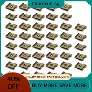 50pcs U Type Nuts Car Interior Door Trim Panel Fastener Clip U Nuts (No.6)