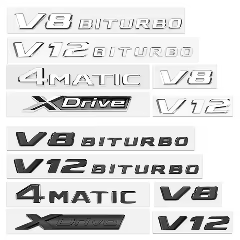 3D Xdrive 20d 30d 35d 40d 50d 20i 25i 30i Car Fender Emblem Trunk Badge Sticker For BMW M X1 X3 X4 X