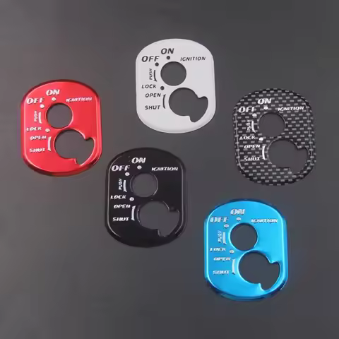 Motorcycle Ignition Switch Key Cap Aluminum Lock Cover Motor Accessories For Honda Beat Vario Wave P