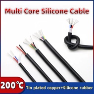 Special Soft Silicone Wire 2-core 3-core 6-core High Temperature Power Cord High Temperature Resista