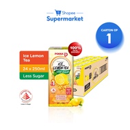 [1 Carton] Pokka Ice Lemon Tea Less Sugar (24x250ml)