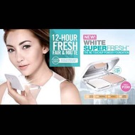 Maybelline媚比琳white Super Fresh Uv Powder透白澄淨長效粉餅