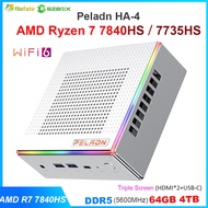 SZBOX AMD Ryzen 7 7840HS MINI PC WIFI 6 BT5.2 WINS 11 DDR5 5600MHZ NVME SSD PCIE 4.0 Gaming Computer